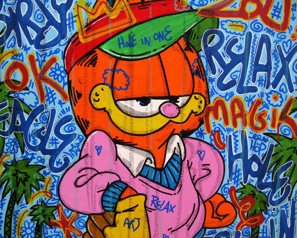 Tableau de RICO SAB a pour titre Relax style street pop art dim : RICO SABprix:450