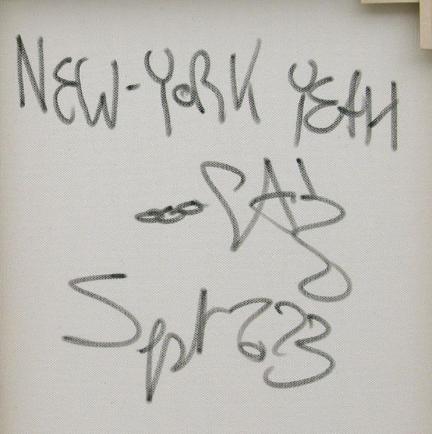 Tableau de RICO SAB a pour titre New York yeah style street pop art, street art dim : RICO SABprix:650