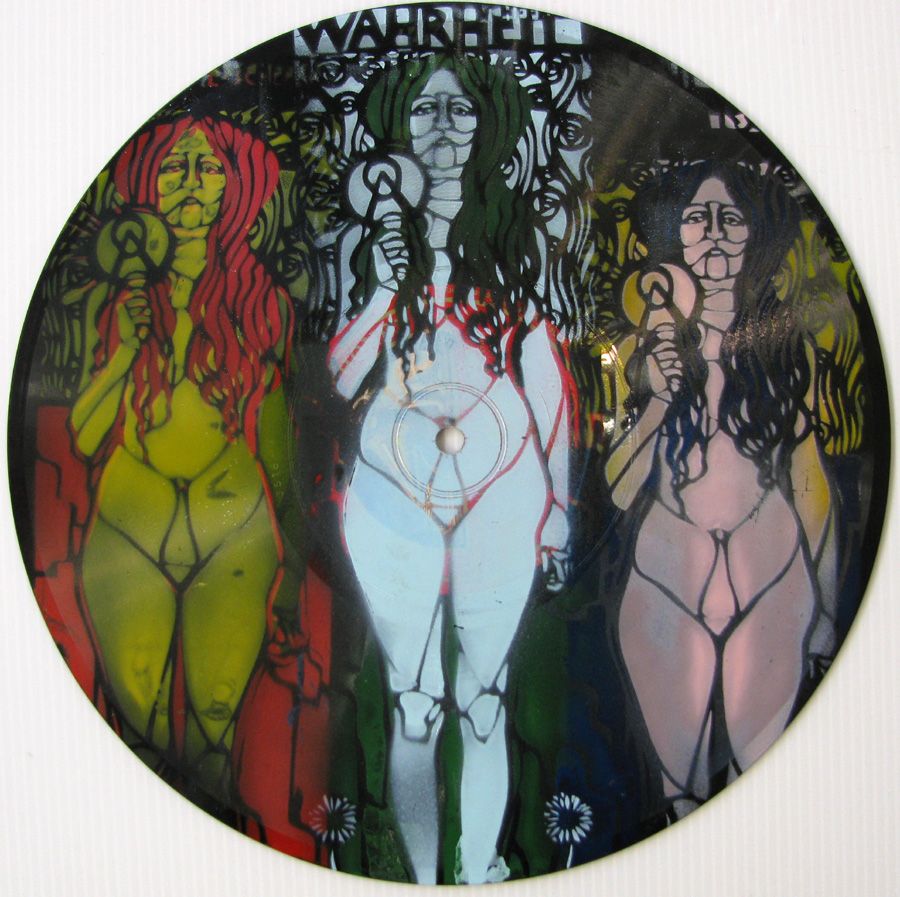 Sculpture de ARTISTE OUVRIER a pour titre LES 3 VÉRITÉS style figuratif dim : ARTISTE OUVRIERprix: