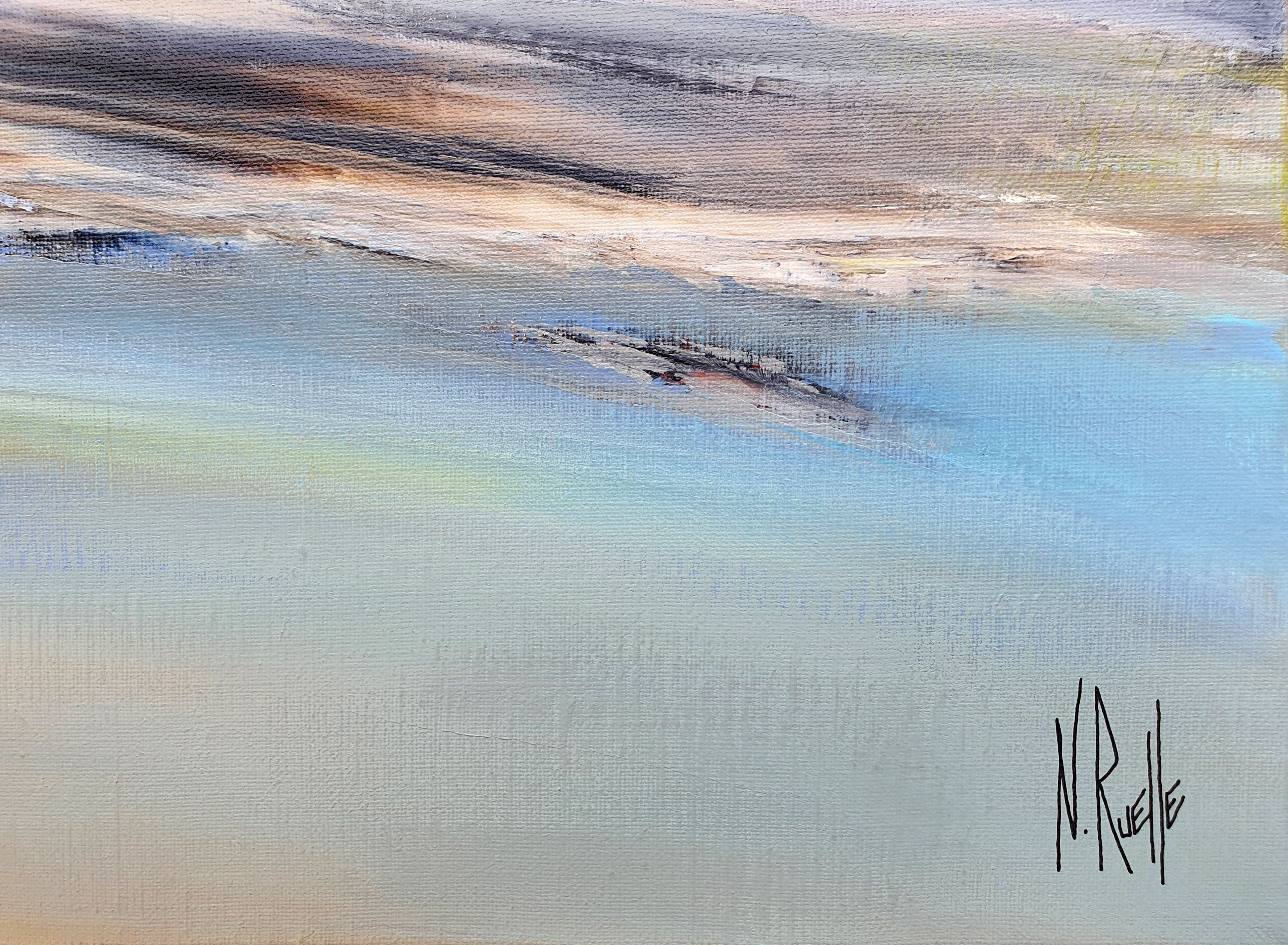 Tableau de RUELLE NICOLAS a pour titre SEASON style abstrait dim : RUELLE NICOLASprix:750