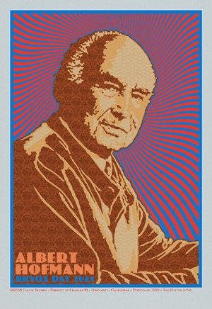 Editions d'art de CHUCK SPERRY a pour titre ALBERT HOFMANN SILVER VARIANT style figuratif dim : CHUCK SPERRYprix:300