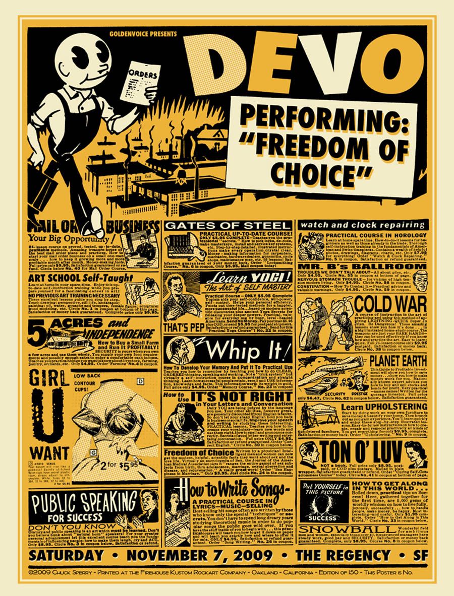 Editions d'art de CHUCK SPERRY a pour titre DEVO style figuratif dim : CHUCK SPERRYprix:150