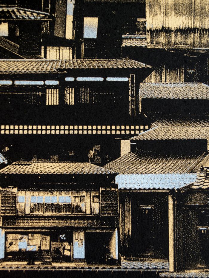 Editions d'art de GILLES INVERNIZZI a pour titre KANAZAWA (JAPON) style figuratif, graphique dim : GILLES INVERNIZZIprix:50