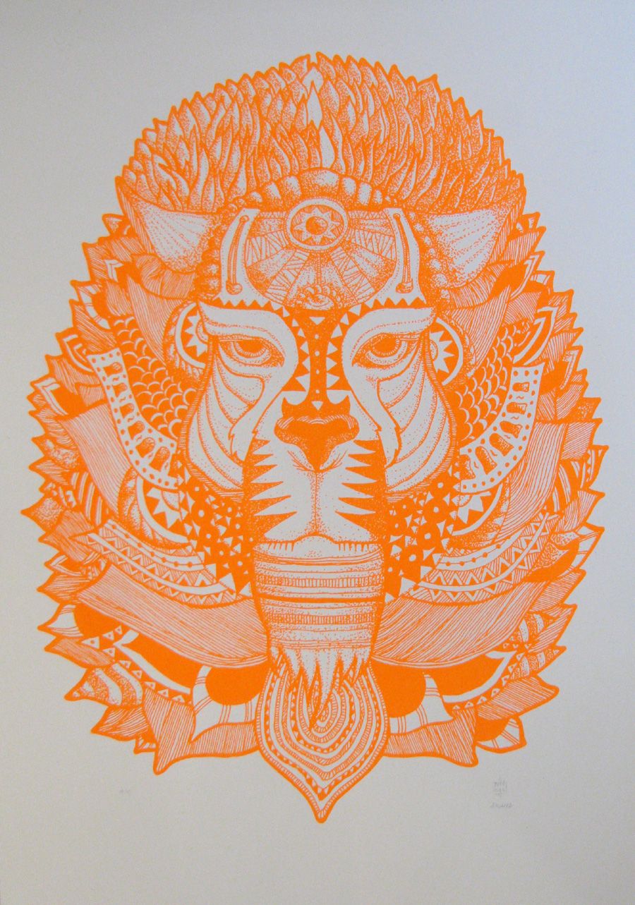 Editions d'art de JIBE a pour titre AKWABA style graphique dim : JIBEprix: