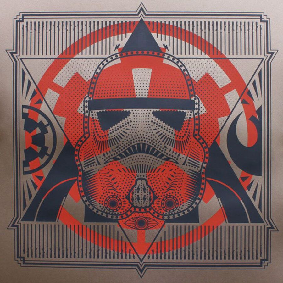 Editions d'art de JIBE a pour titre STORM TROOPER style graphique dim : JIBEprix: