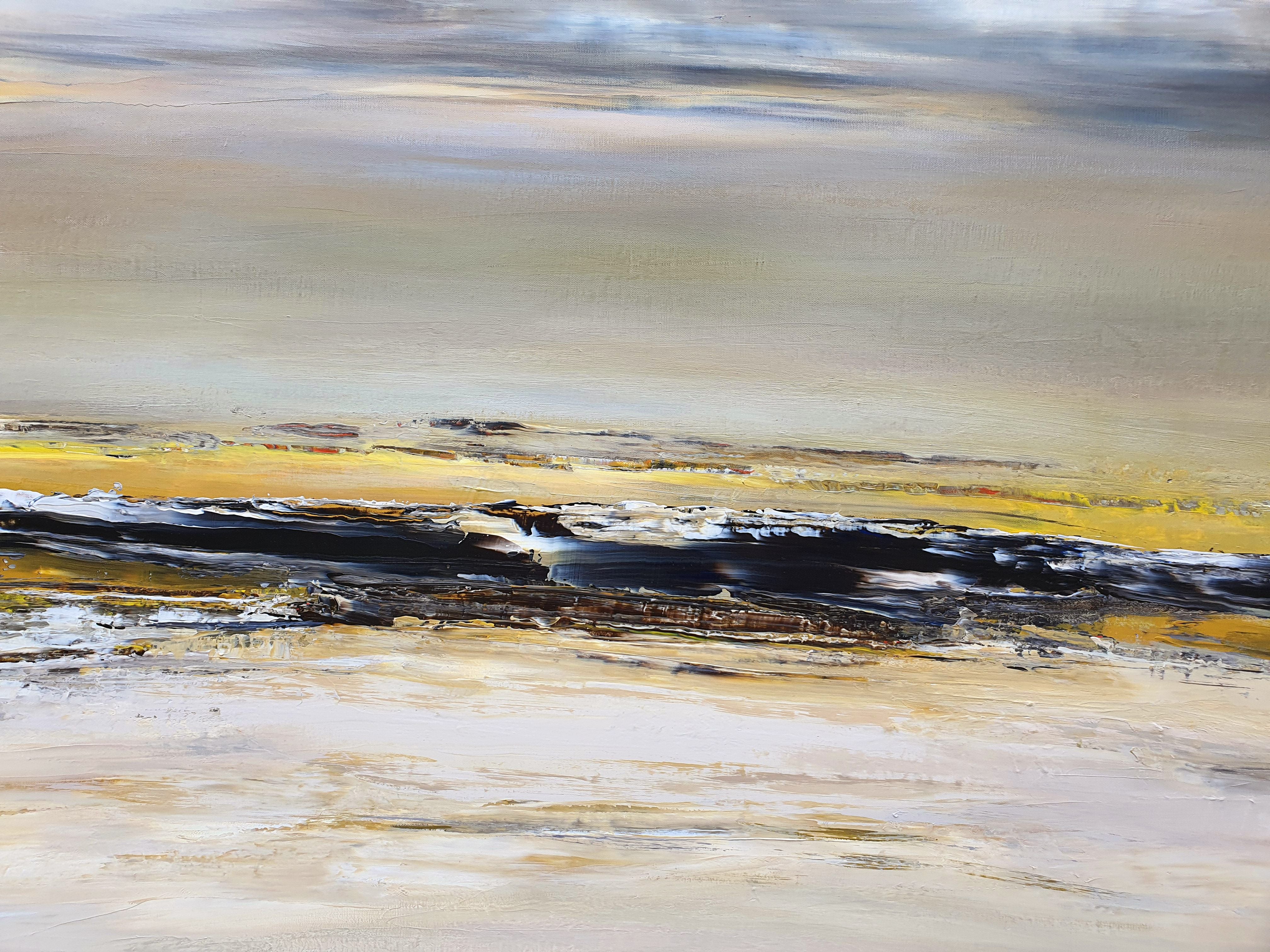 Tableau de RUELLE NICOLAS a pour titre SHINE style abstrait dim : RUELLE NICOLASprix:1700