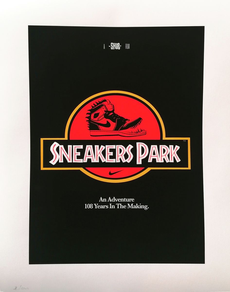 Editions d'art de SHUZ a pour titre SNEAKERS PARK style figuratif dim : SHUZprix:40
