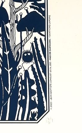Editions d'art de JIBE a pour titre SOUS LES ETOILES Regular style graphique dim : JIBEprix:80