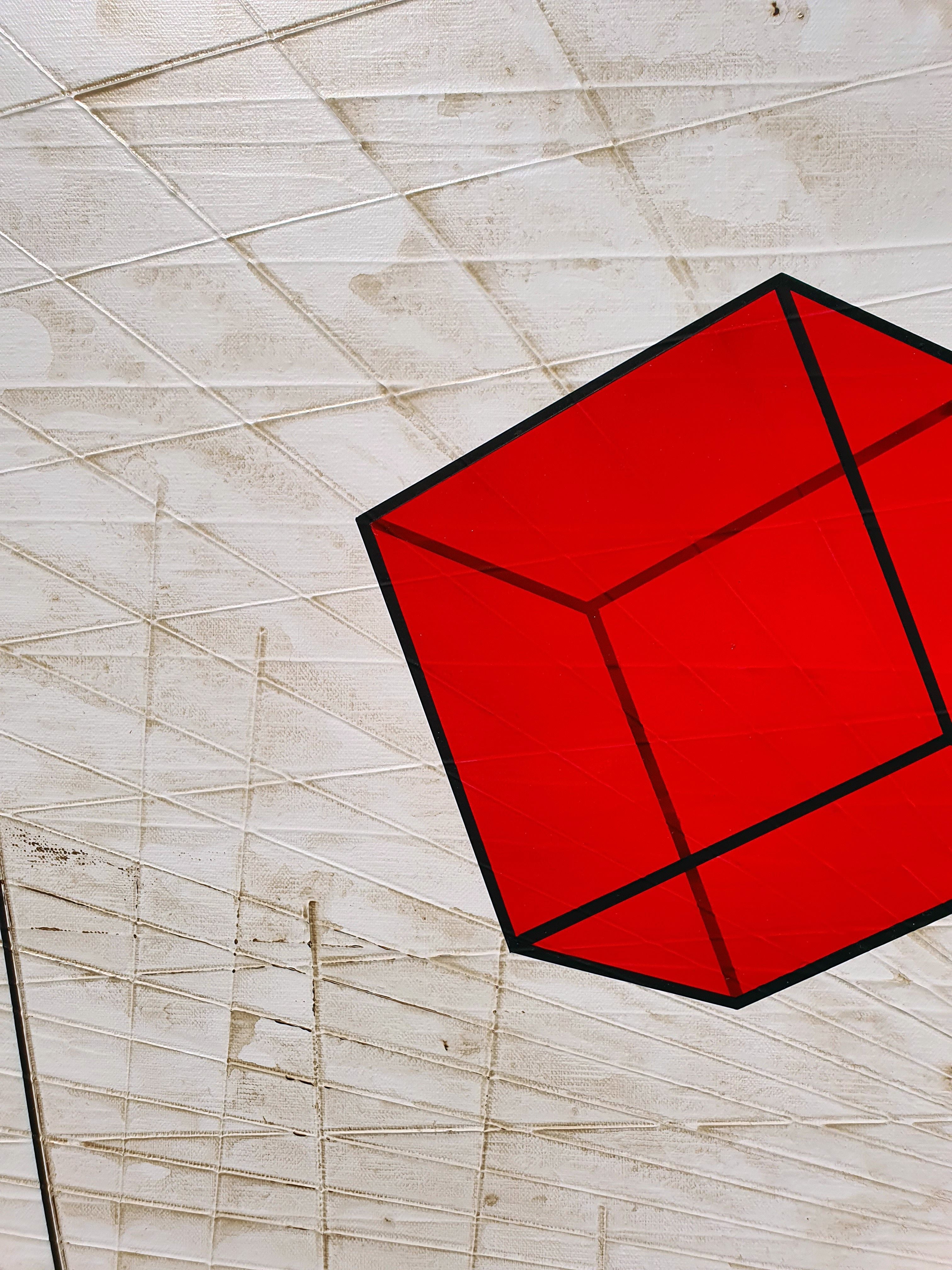 Tableau de LUDOVIC MERCHER a pour titre SPLIT style abstrait dim : LUDOVIC MERCHERprix:2200