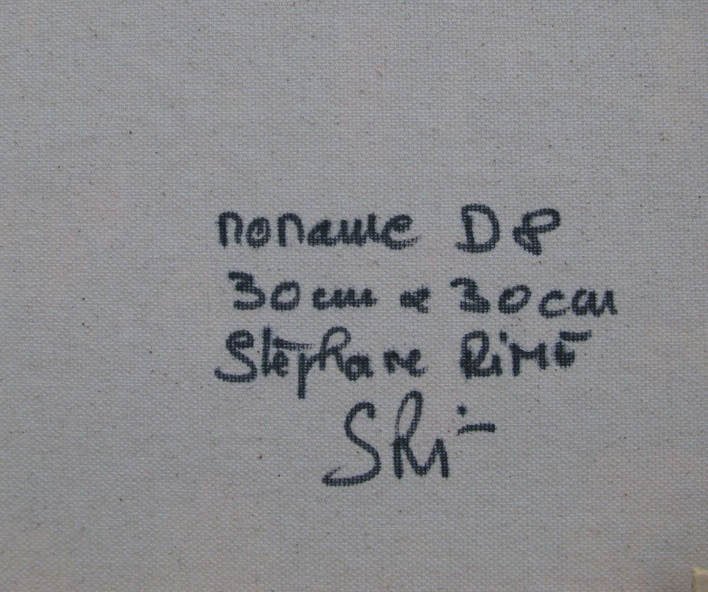 Tableau de STEPHANE RIME a pour titre noname D8 style abstrait dim : STEPHANE RIMEprix:190