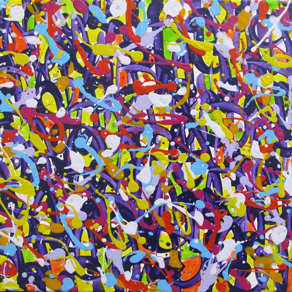 Tableau de STEPHANE RIME a pour titre noname D9 style abstrait dim : STEPHANE RIMEprix:160