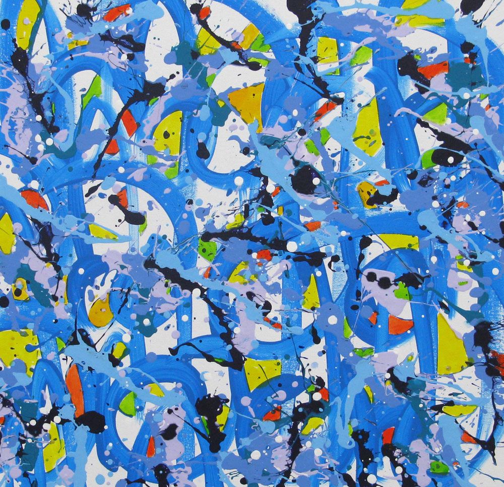 Tableau de STEPHANE RIME a pour titre NO NAME D41 style abstrait dim : STEPHANE RIMEprix: