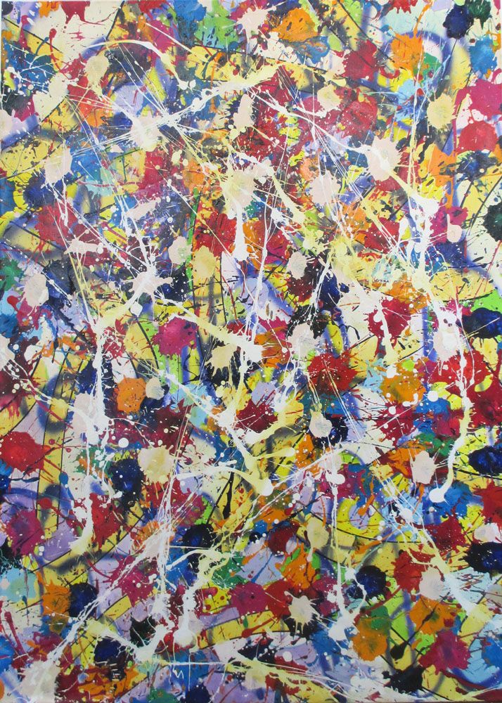 Tableau de STEPHANE RIME a pour titre NONAME B23 style abstrait dim : STEPHANE RIMEprix: