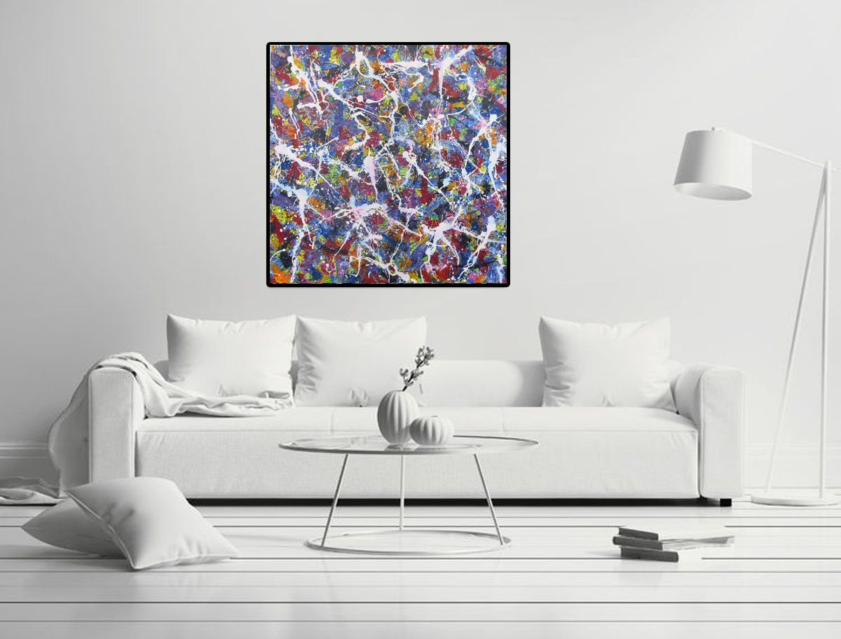 Tableau de STEPHANE RIME a pour titre NONAME B13 style abstrait dim : STEPHANE RIMEprix: