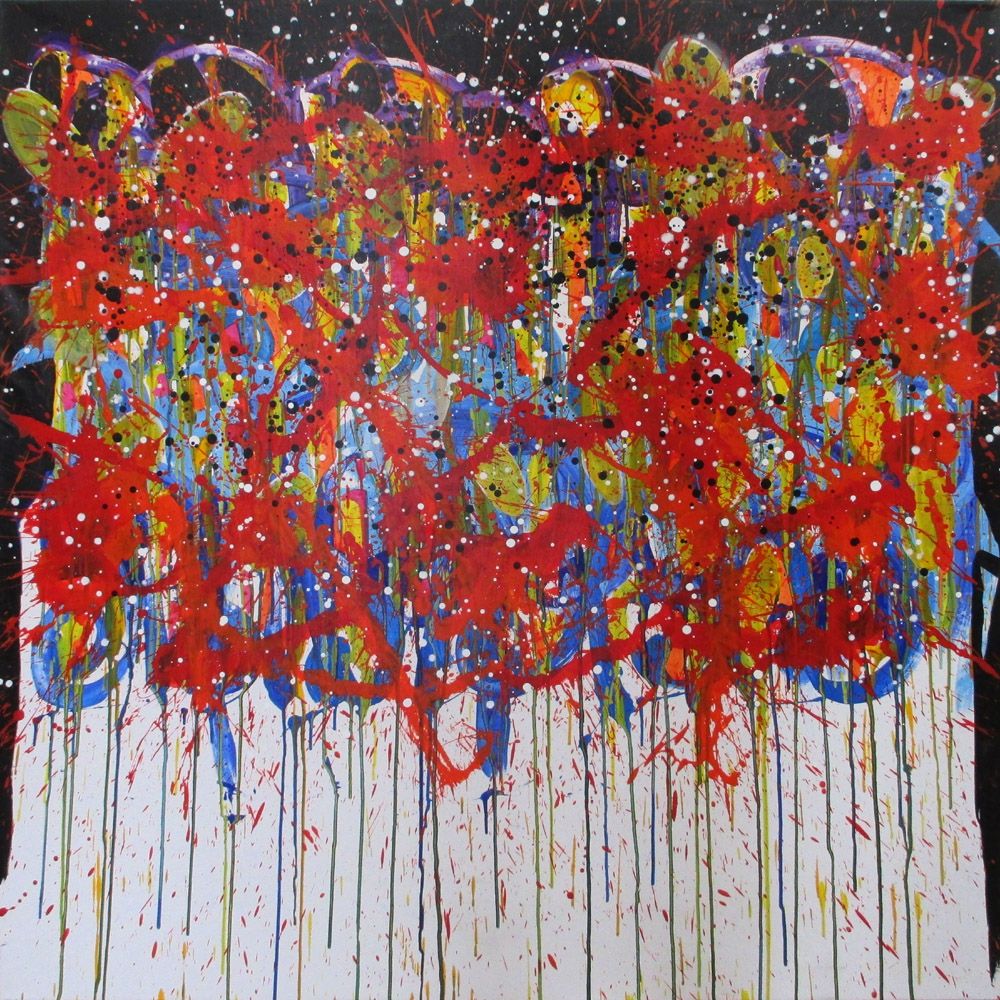 Tableau de STEPHANE RIME a pour titre NONAME 28 style abstrait dim : STEPHANE RIMEprix: