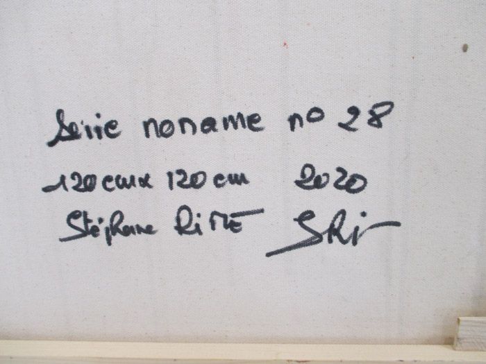 Tableau de STEPHANE RIME a pour titre NONAME 28 style abstrait dim : STEPHANE RIMEprix: