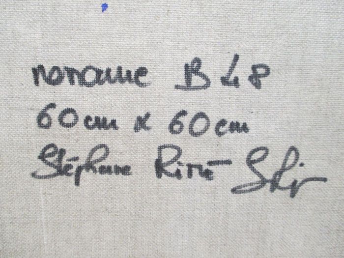 Tableau de STEPHANE RIME a pour titre NONAME CENTRE B48 style abstrait dim : STEPHANE RIMEprix:300