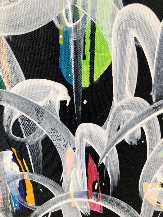 Tableau de STEPHANE RIME a pour titre NONAME NATURE style abstrait dim : STEPHANE RIMEprix:1000