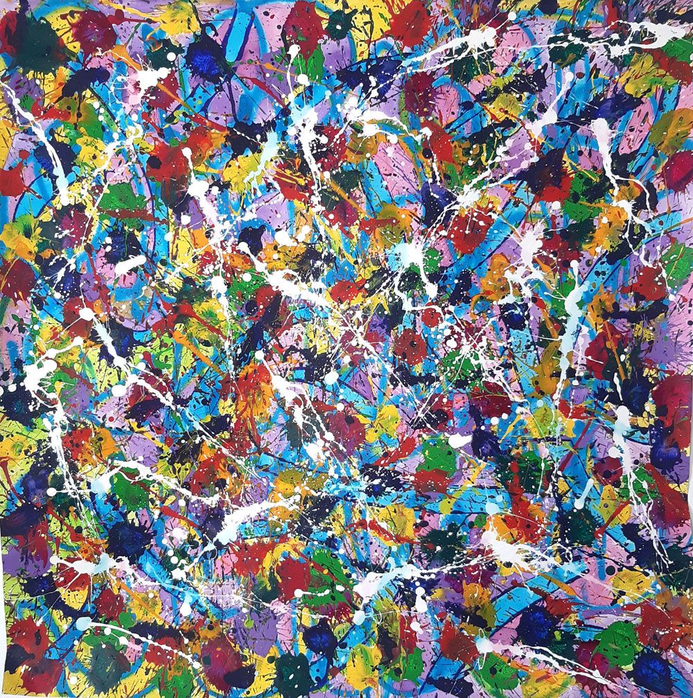 Tableau de STEPHANE RIME a pour titre NONAME B10 style abstrait dim : STEPHANE RIMEprix: