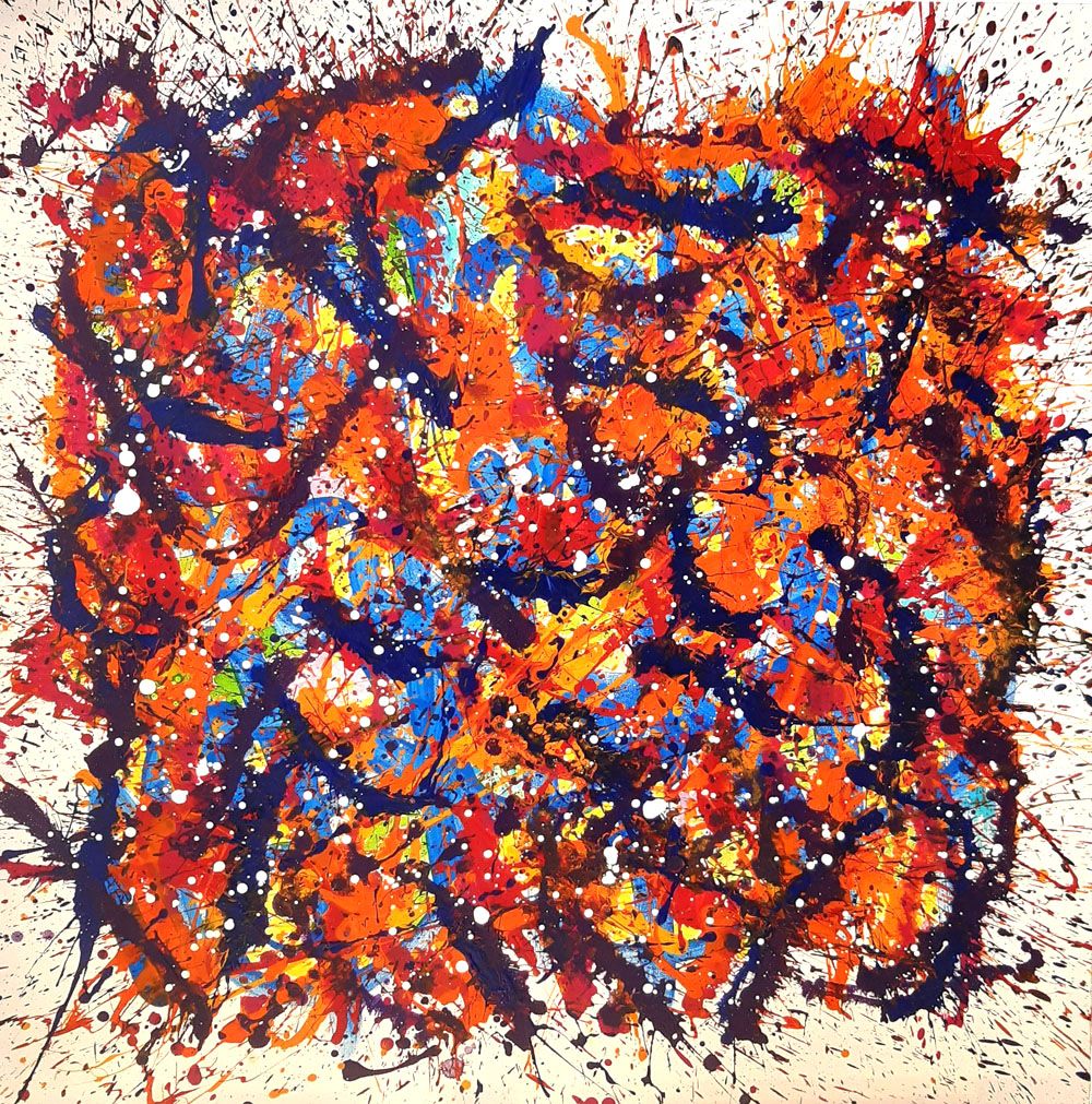 Tableau de STEPHANE RIME a pour titre NONAME B46 style abstrait dim : STEPHANE RIMEprix: