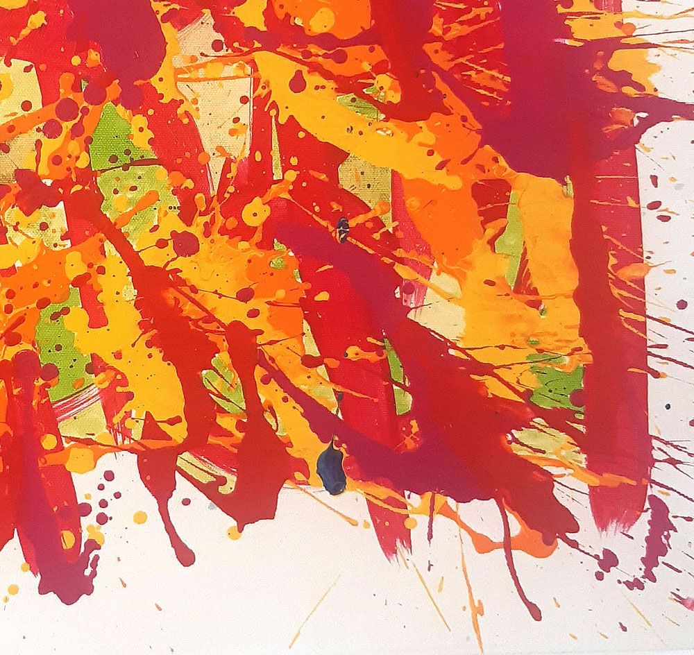 Tableau de STEPHANE RIME a pour titre noname B52 style abstrait dim : STEPHANE RIMEprix:250