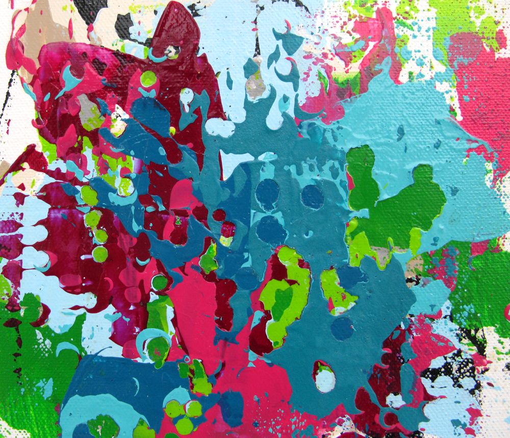 Tableau de CELINE WEBER a pour titre STONE 14 style abstrait dim : CELINE WEBERprix:100