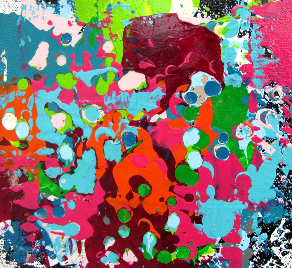 Tableau de CELINE WEBER a pour titre STONE 2 style abstrait dim : CELINE WEBERprix:100