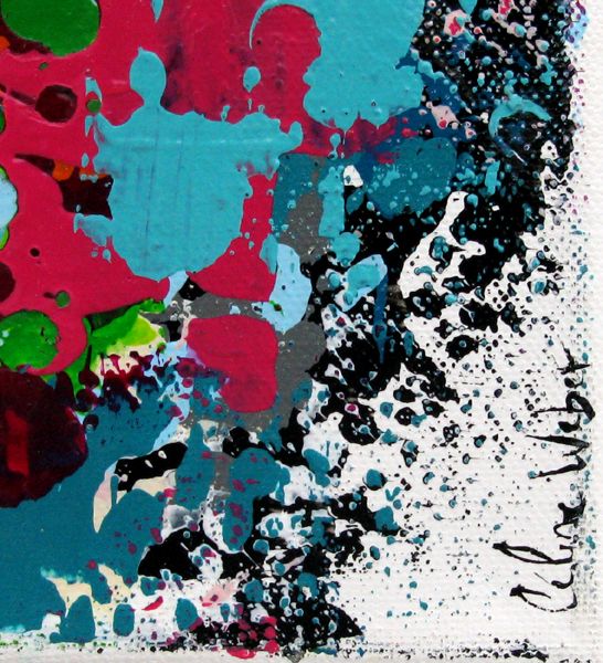 Tableau de CELINE WEBER a pour titre STONE 2 style abstrait dim : CELINE WEBERprix:100
