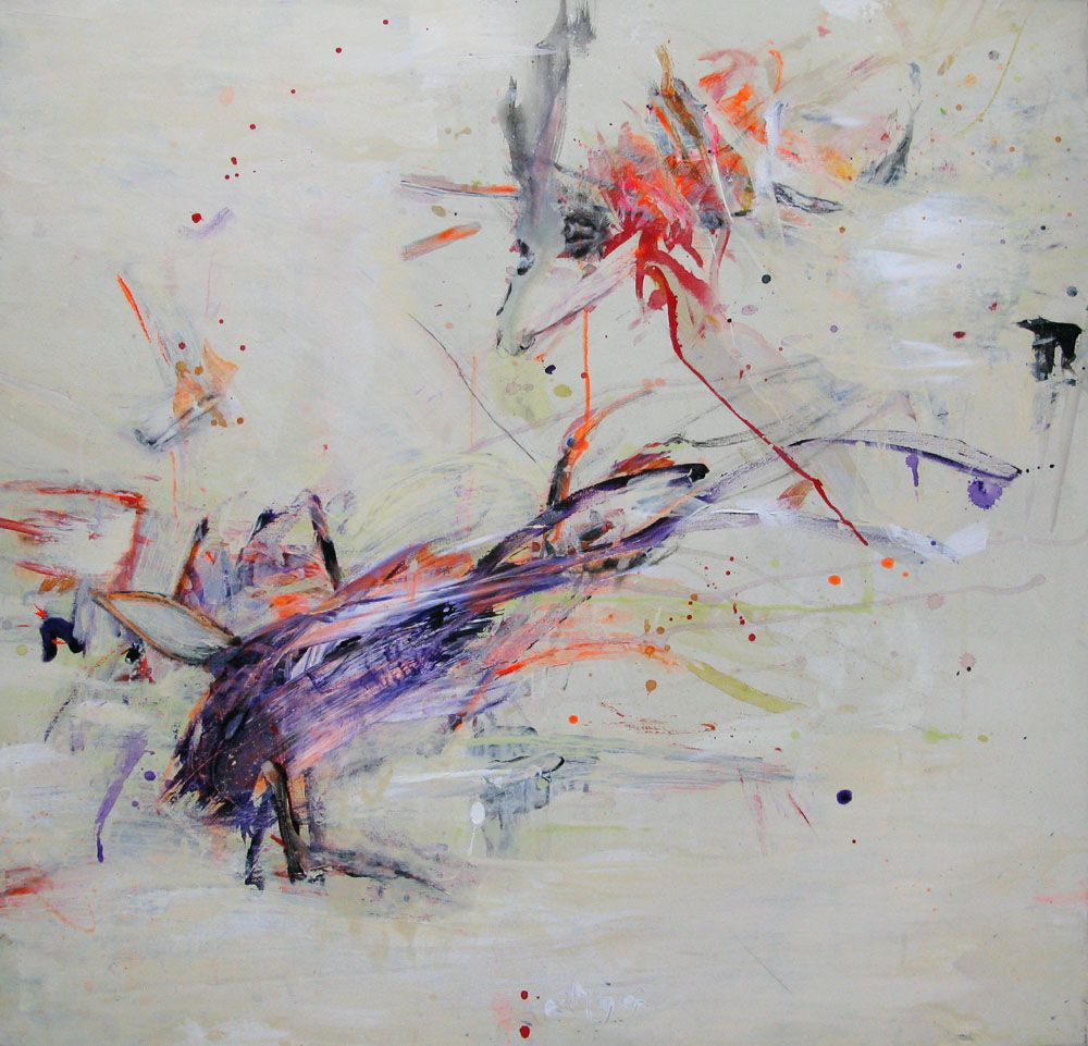 Tableau de RINGER HERVE a pour titre SANS TITRE style abstrait dim : RINGER HERVEprix:950