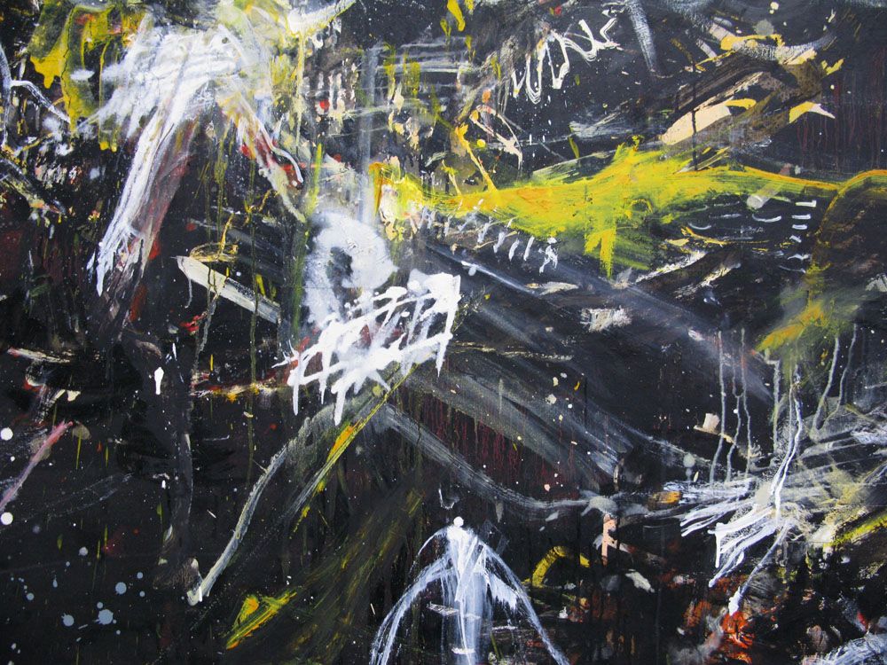Tableau de RINGER HERVE a pour titre SANS TITRE style abstrait dim : RINGER HERVEprix:1600