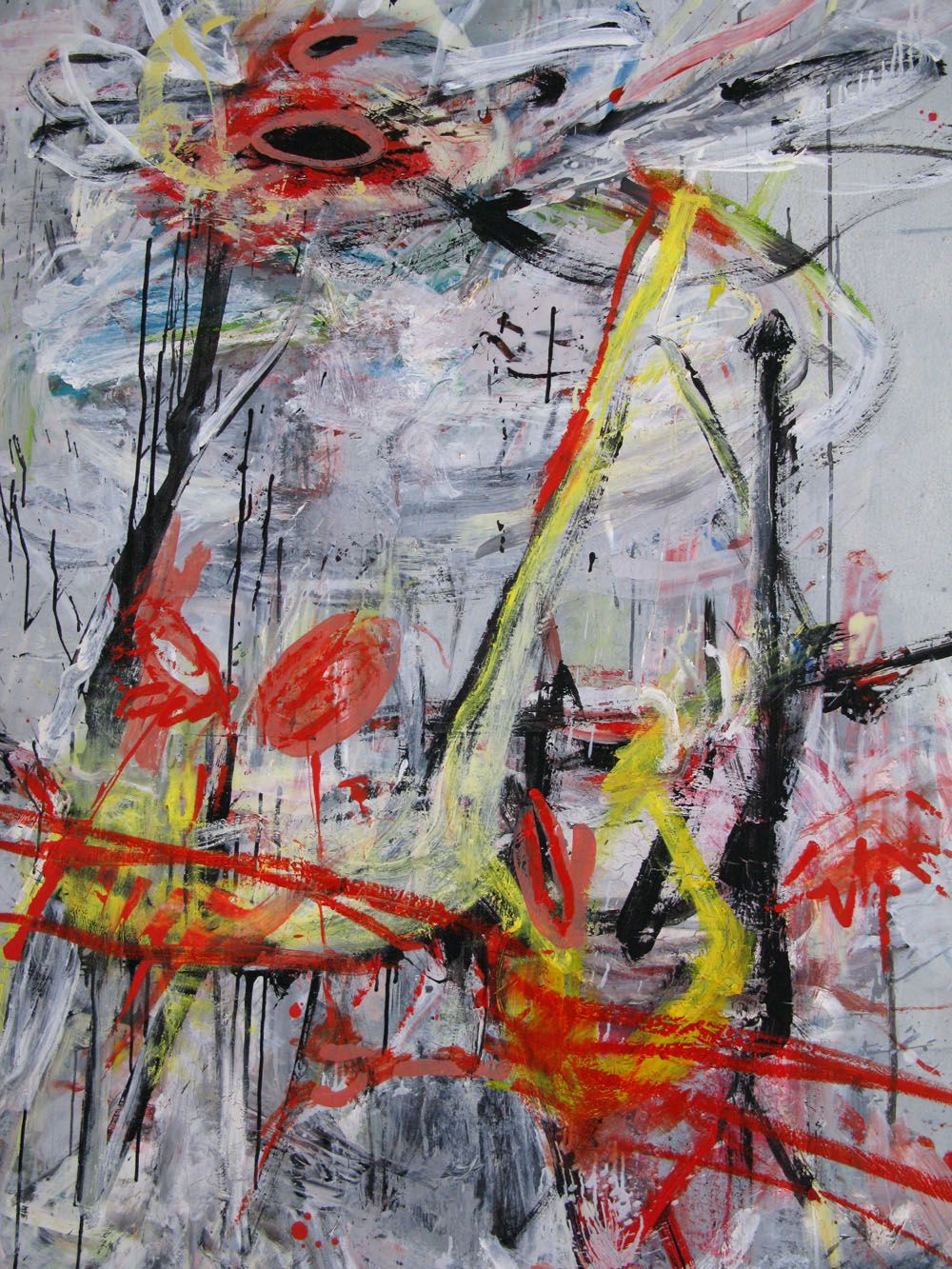 Tableau de RINGER HERVE a pour titre SANS TITRE style abstrait dim : RINGER HERVEprix:1600
