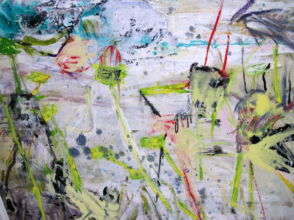 Tableau de RINGER HERVE a pour titre SANS TITRE style abstrait dim : RINGER HERVEprix:1500
