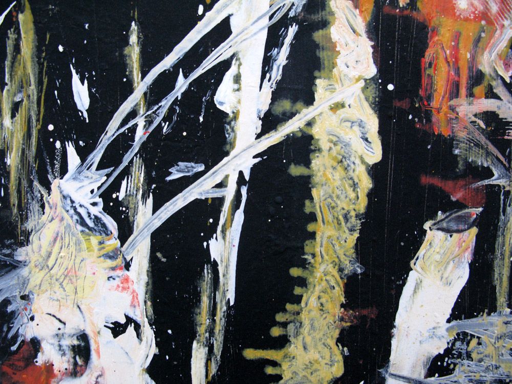 Tableau de RINGER HERVE a pour titre SANS TITRE style abstrait dim : RINGER HERVEprix:170