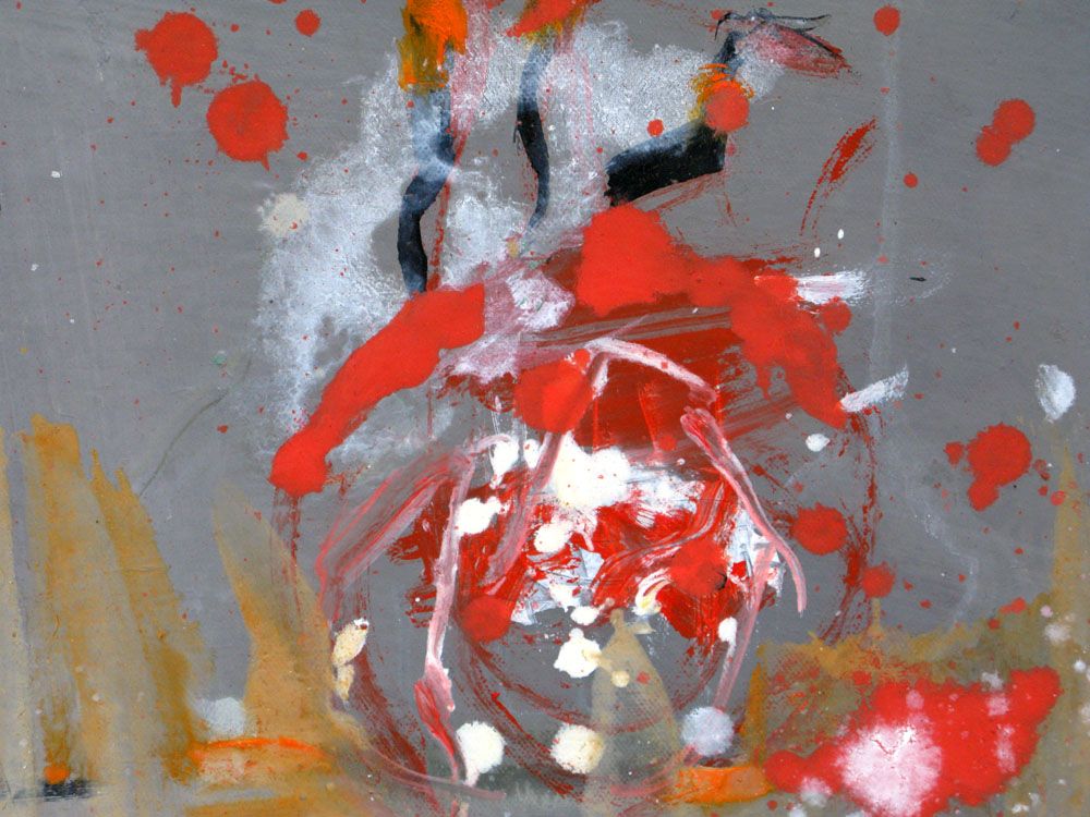 Tableau de RINGER HERVE a pour titre SANS TITRE style abstrait dim : RINGER HERVEprix:170
