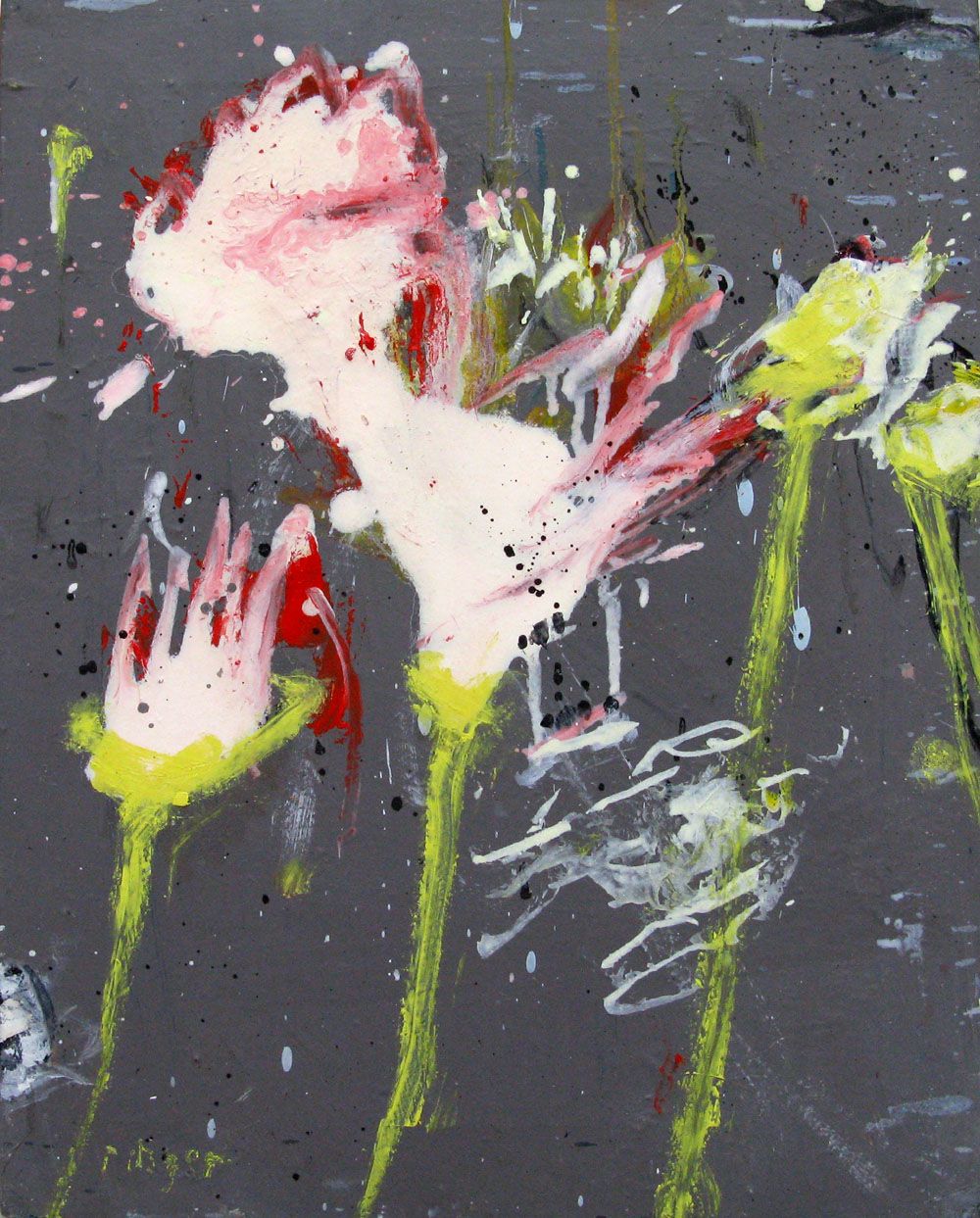 Tableau de RINGER HERVE a pour titre SANS TITRE style abstrait dim : RINGER HERVEprix:170