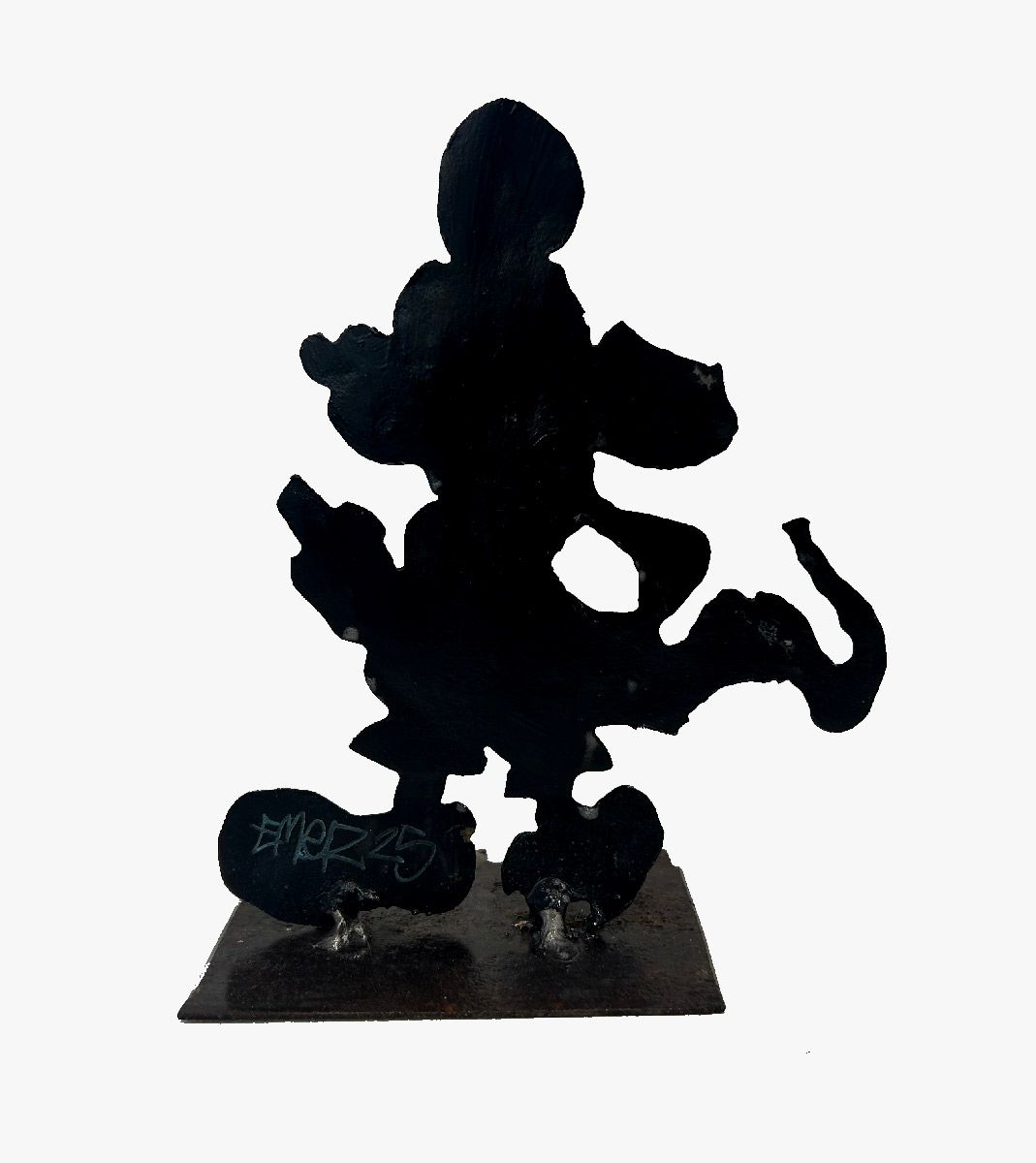Sculpture de EMER a pour titre Mickey style graphique dim : EMERprix:160