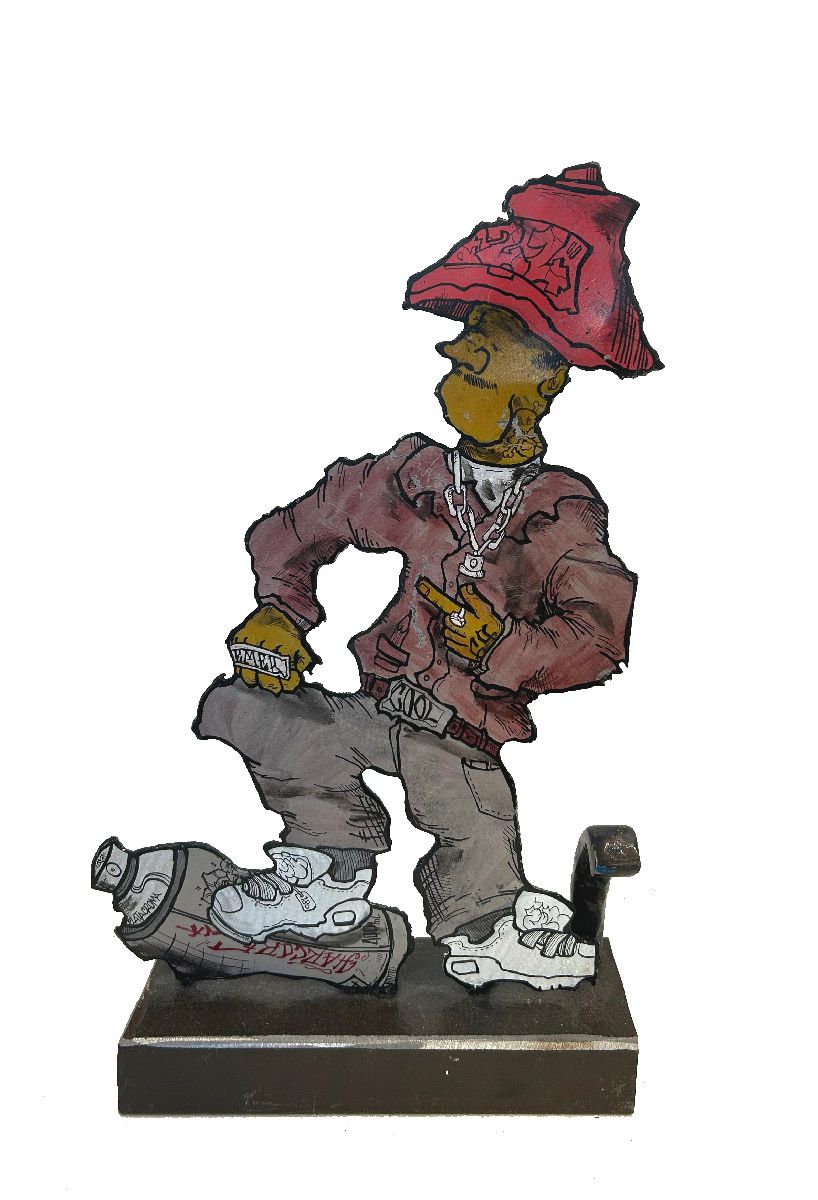 Sculpture de EMER a pour titre Cool style graphique dim : EMERprix:140
