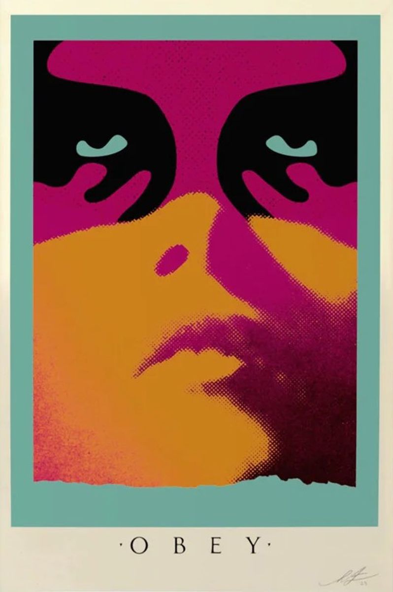 Editions d'art de OBEY : SHEPARD FAIREY a pour titre Shadowplay style street pop art, graphique dim : OBEY : SHEPARD FAIREY prix:100