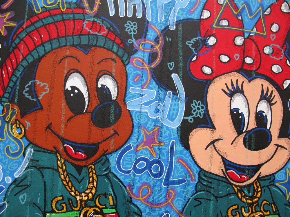 Tableau de RICO SAB a pour titre So hype style street pop art, street art dim : RICO SABprix:950