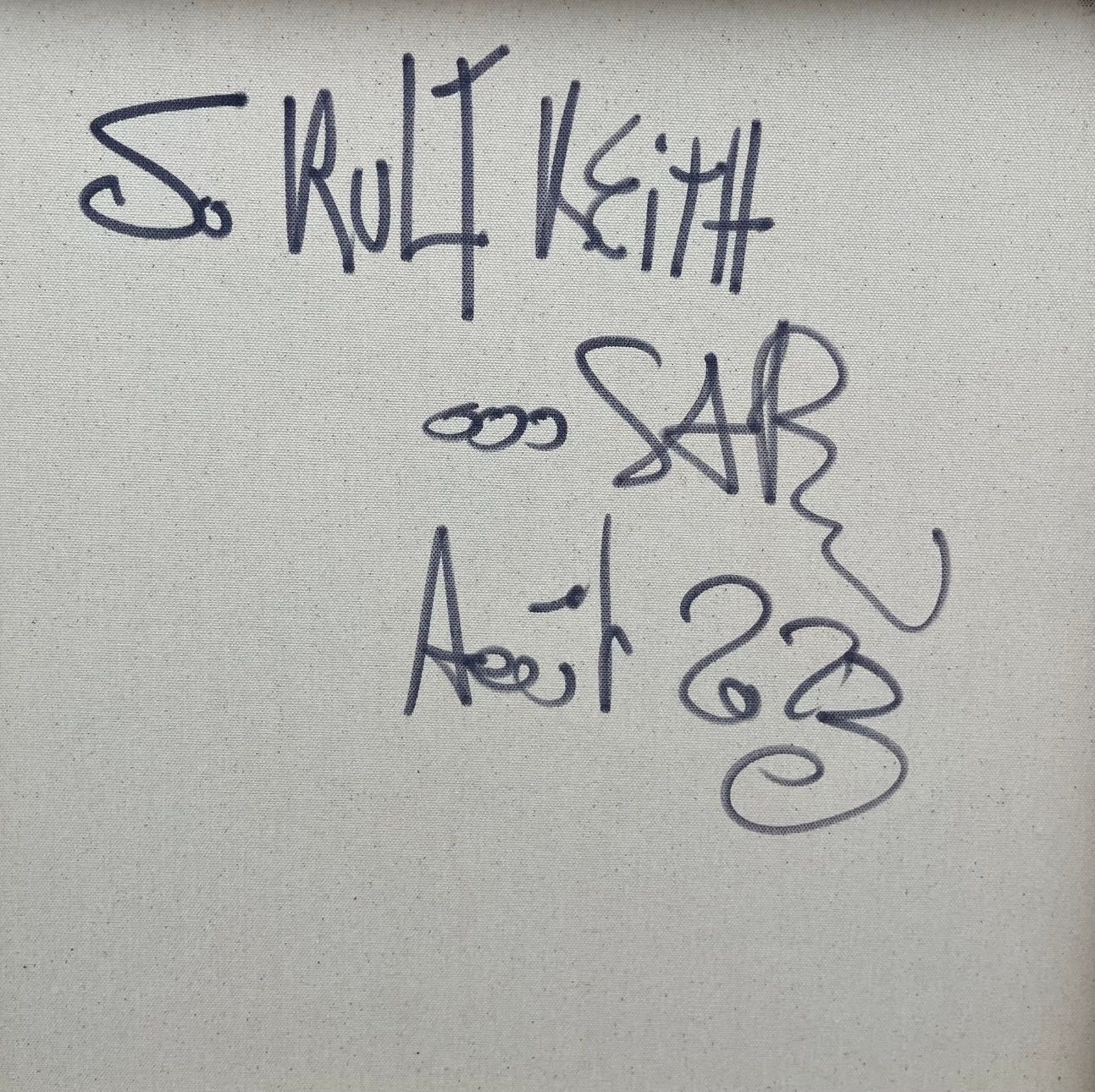 Tableau de RICO SAB a pour titre So Kult Keith style street pop art, street art dim : RICO SABprix:950
