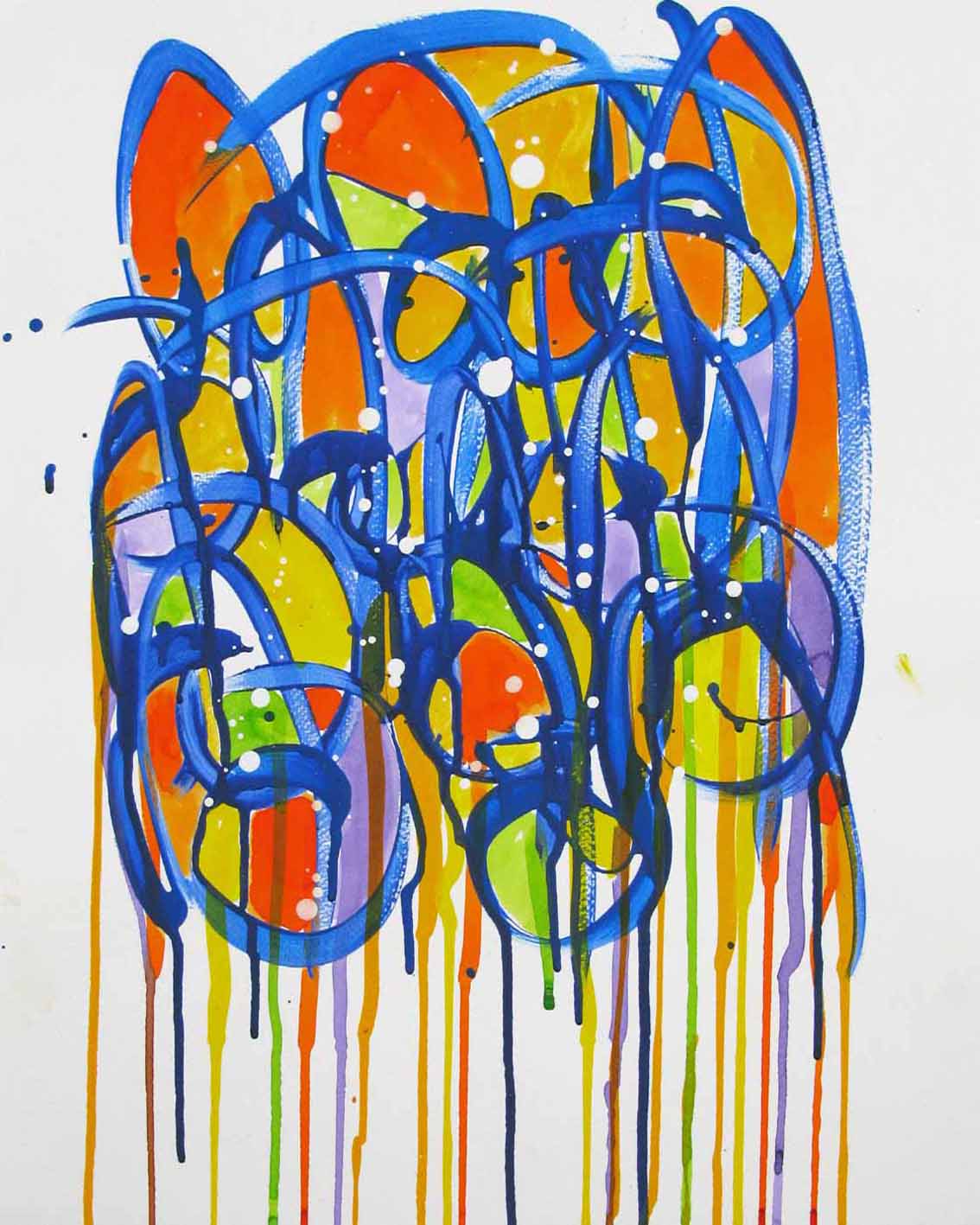 Dessin de STEPHANE RIME a pour titre Noname C188 style abstrait dim : STEPHANE RIMEprix:100