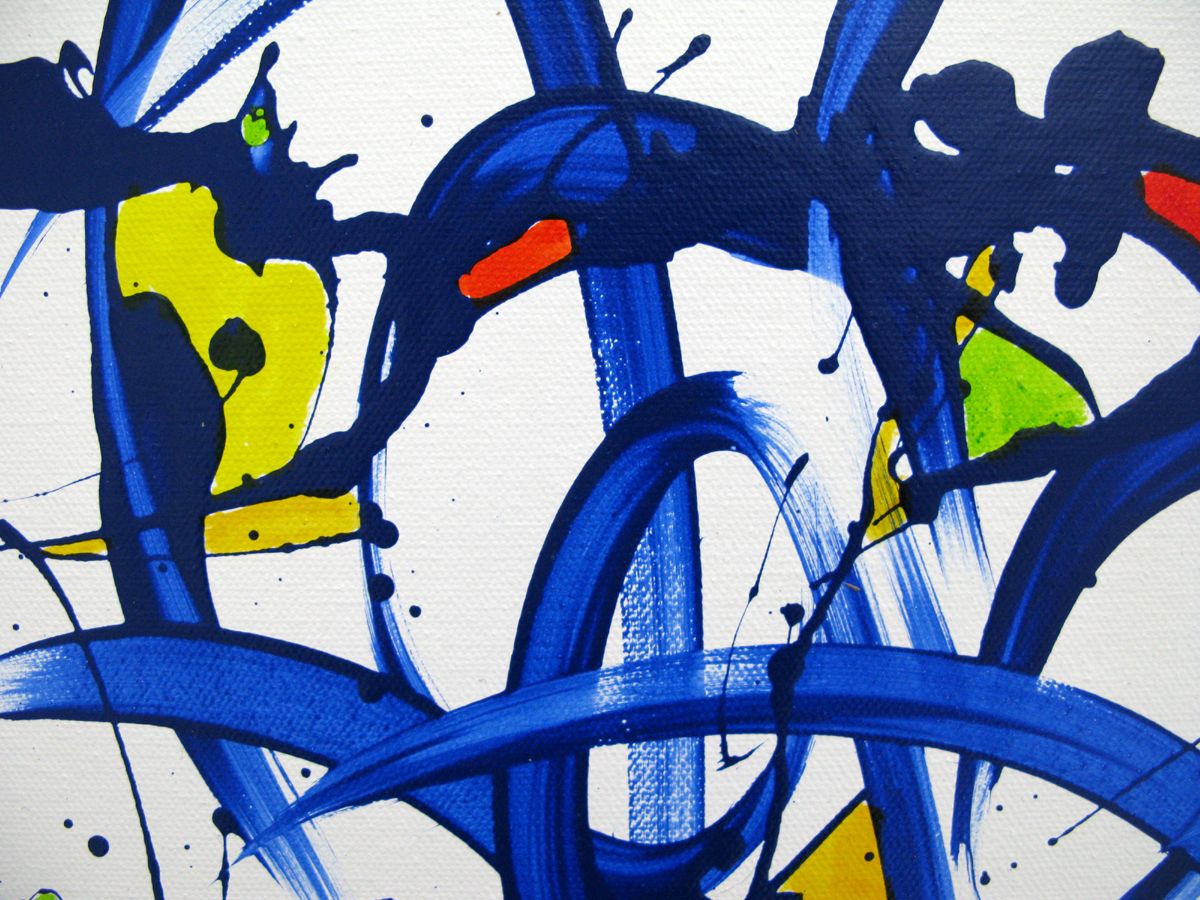 Tableau de STEPHANE RIME a pour titre noname D100 style abstrait dim : STEPHANE RIMEprix:430