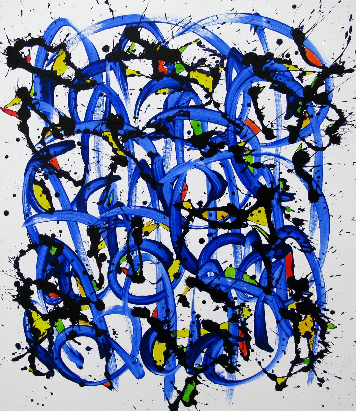 Tableau de STEPHANE RIME a pour titre NONAME D101 style abstrait dim : STEPHANE RIMEprix:350
