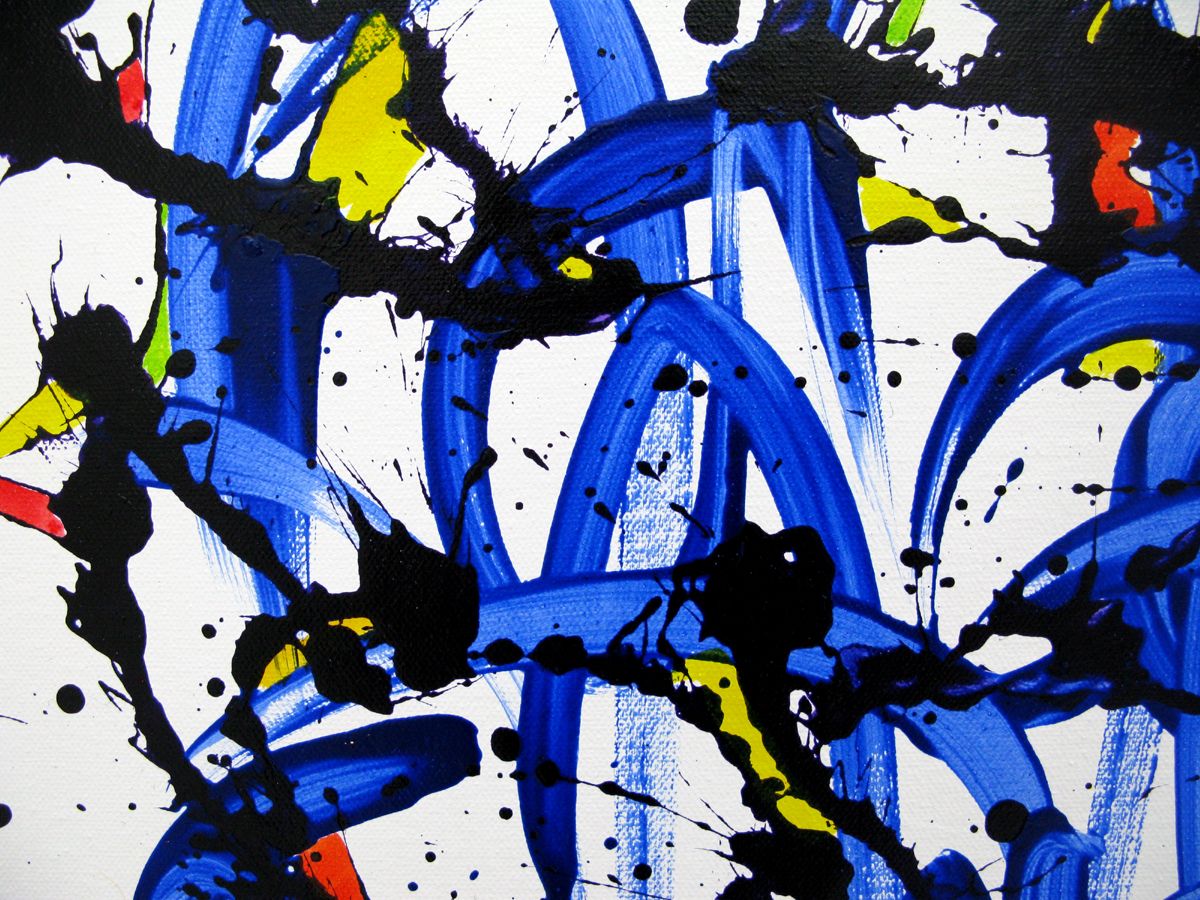 Tableau de STEPHANE RIME a pour titre NONAME D101 style abstrait dim : STEPHANE RIMEprix:350
