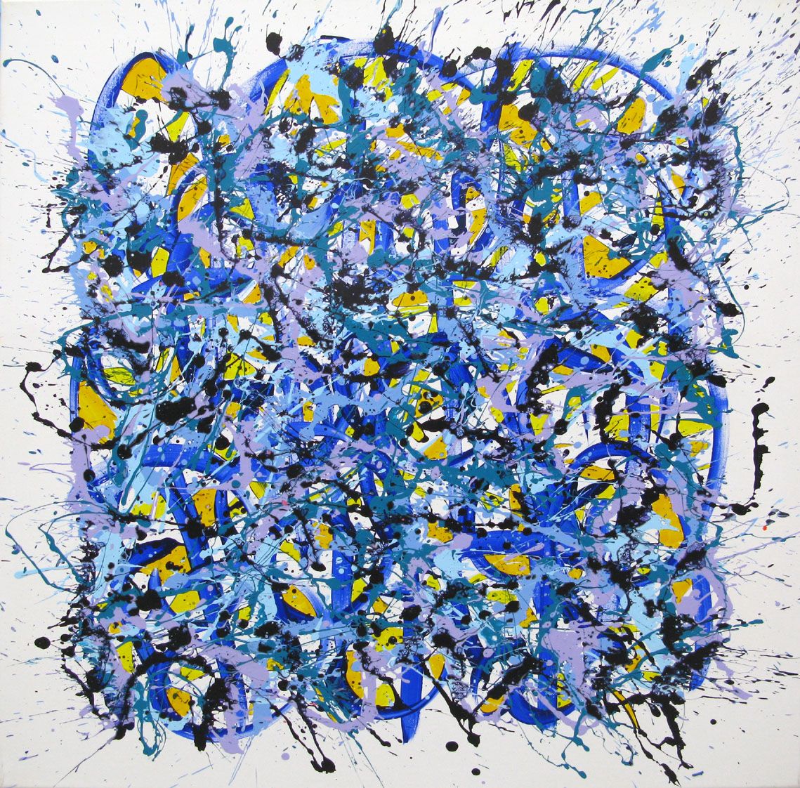 Tableau de STEPHANE RIME a pour titre NONAME D52 style abstrait dim : STEPHANE RIMEprix:850