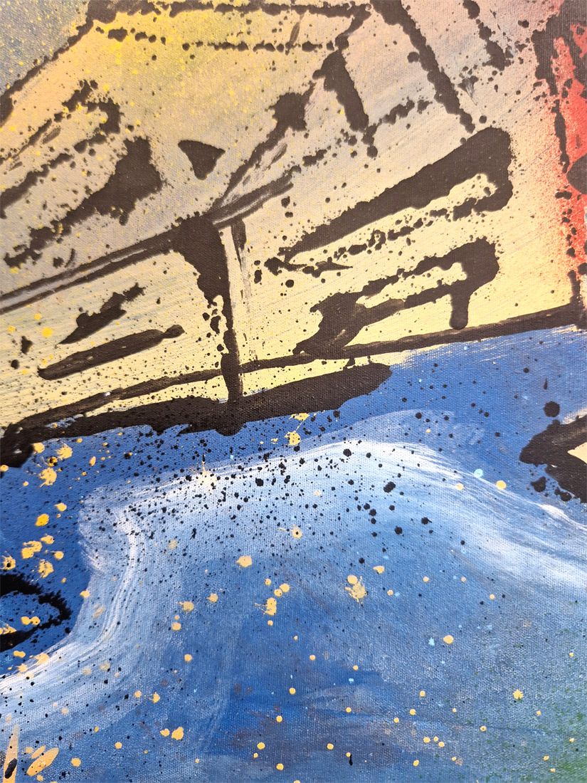 Tableau de Craig & Emer a pour titre Chouette style street art dim : Craig & Emerprix:400