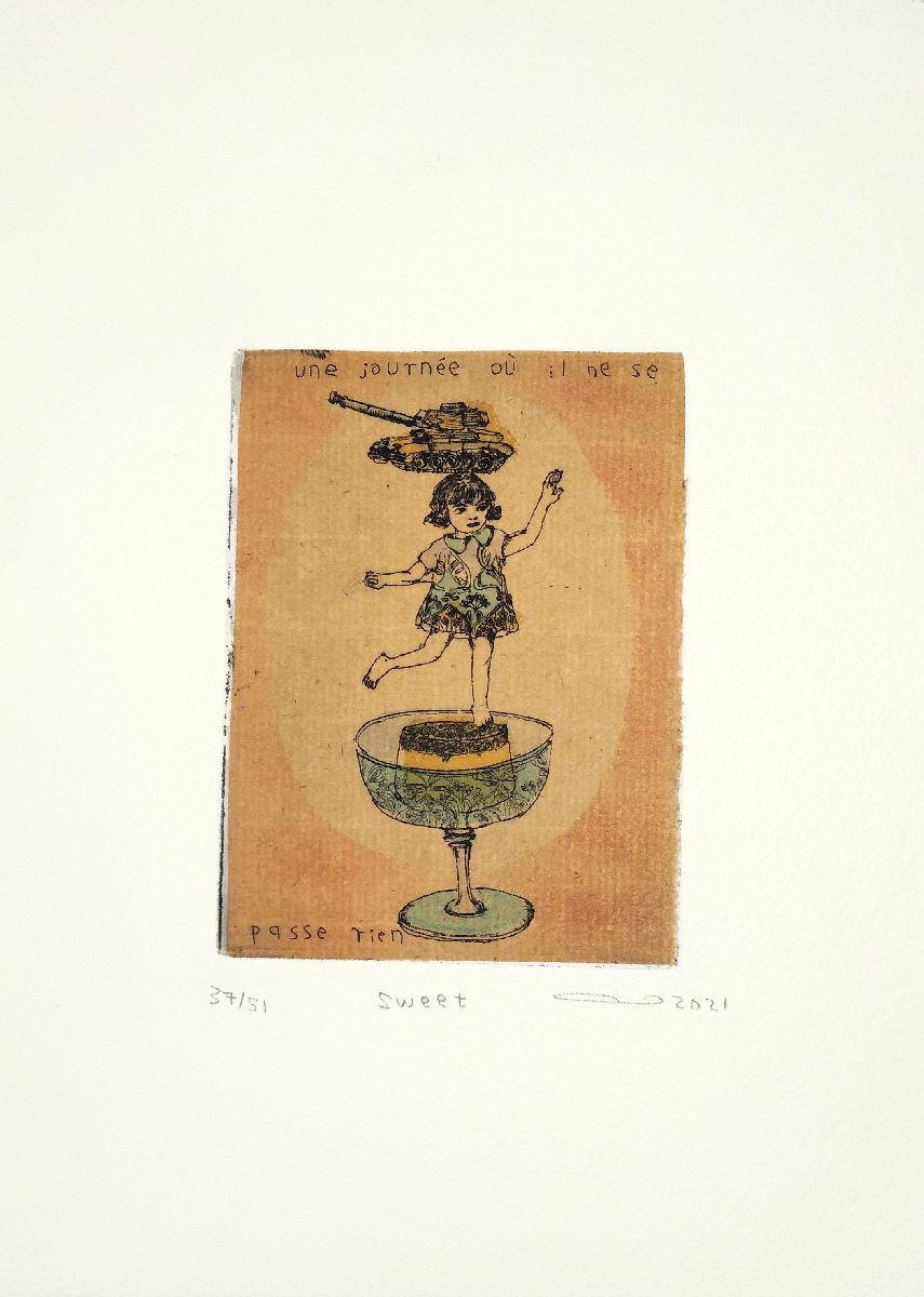 Editions d'art de ATSUKO ISHII a pour titre Sweet style figuratif dim : ATSUKO ISHIIprix:40
