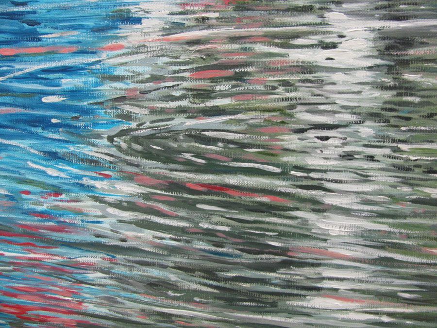 Tableau de ELISE BARAT a pour titre FONTAINE style figuratif dim : ELISE BARATprix:500