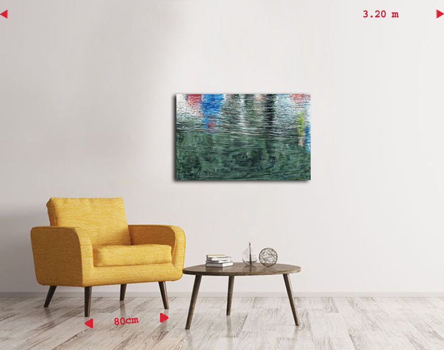 Tableau de ELISE BARAT a pour titre FONTAINE style figuratif dim : ELISE BARATprix:500
