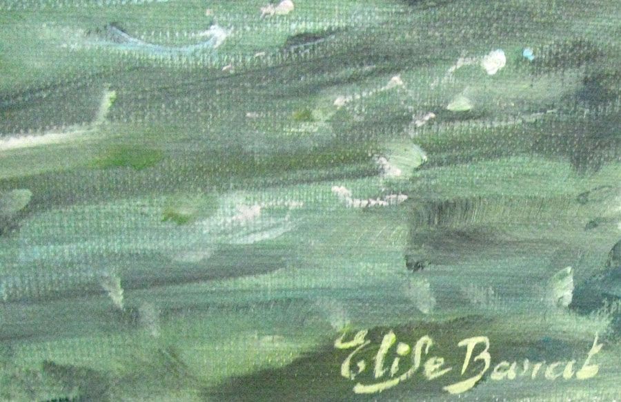 Tableau de ELISE BARAT a pour titre FONTAINE style figuratif dim : ELISE BARATprix:500